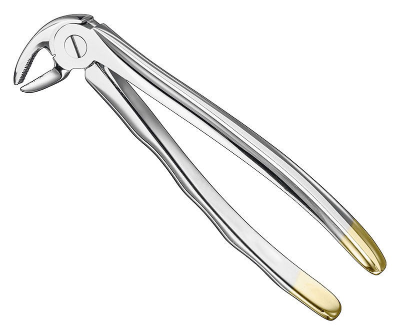 Extracting forceps, anat.