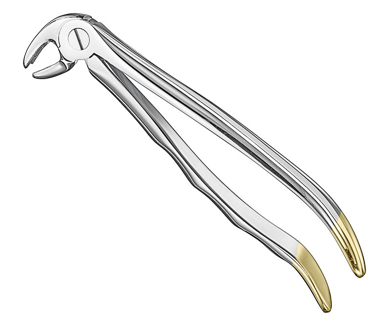 Extracting forceps, anat.