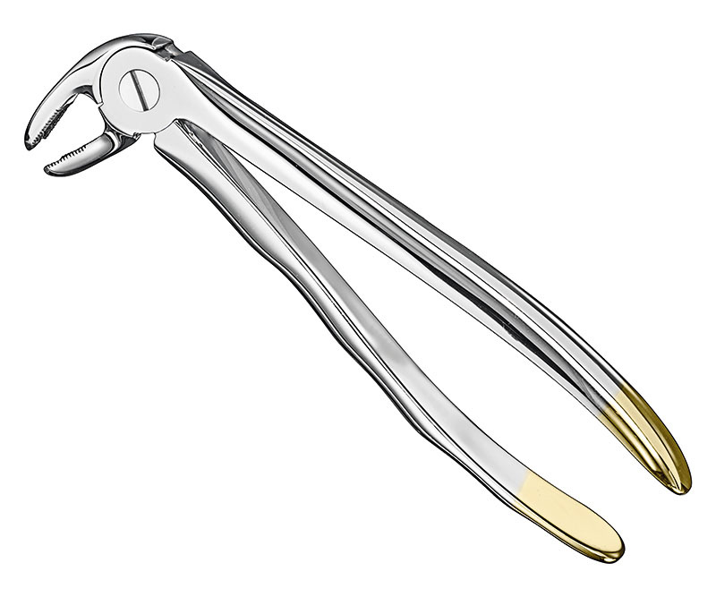 Extracting forceps, anat.