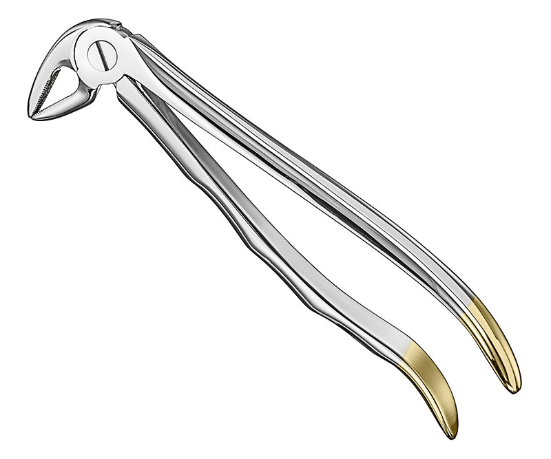 Extracting forceps, anat.