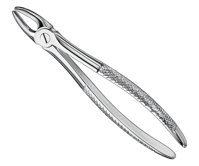 Extracting forceps, engl.