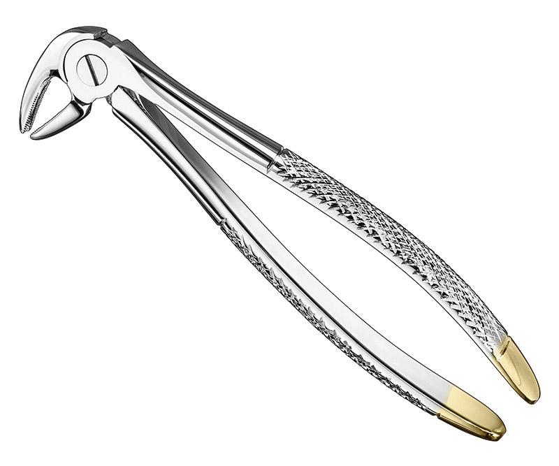 Extracting forceps, engl.
