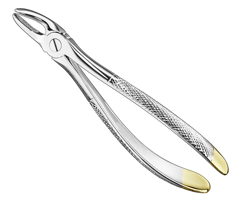 Extracting forceps, engl.