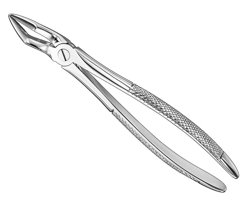 Extracting forceps, engl.