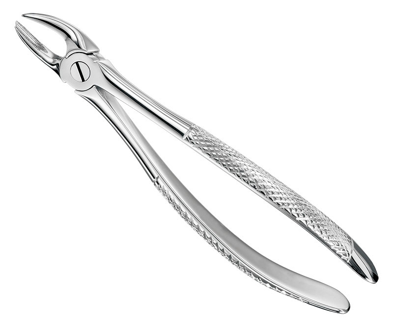 Extracting forceps, engl.